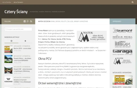 Nasza wizytówka biznesowa w serwisie Cztery Ściany