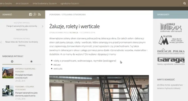 O czym przeczytamy na portalu budowlanym?