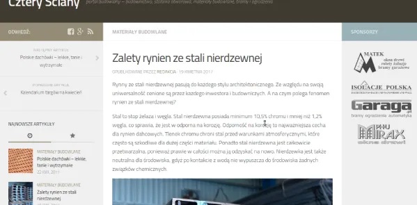 Cztery Ściany zapraszają do czytania