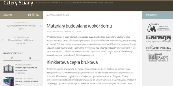 Nowe tematy na portalu - zapraszamy
