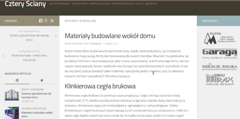 Nowe tematy na portalu - zapraszamy
