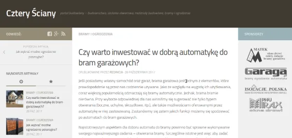 Nowości na portalu