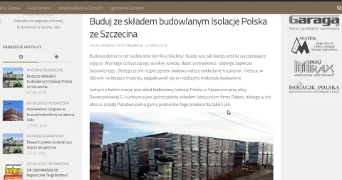 Portal budowlany poleca
