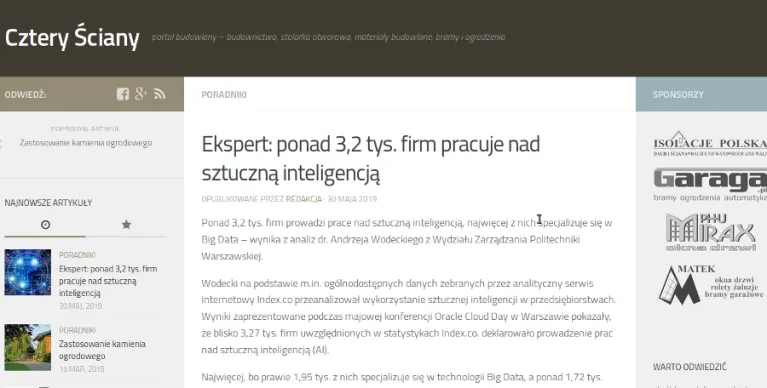 Ciekawy artykuł na blogu