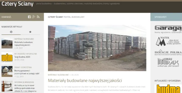 Ciekawy artykuł na blogu budowlanym