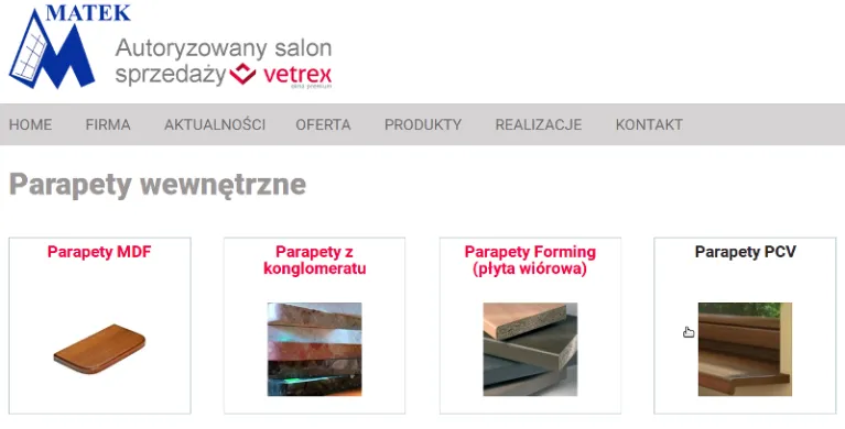 Parapety w naszej ofercie