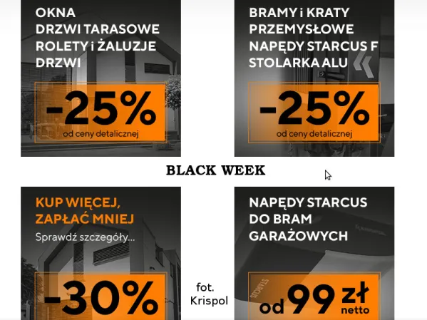 Black Week już od poniedziałku