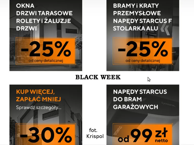 Black Week już od poniedziałku