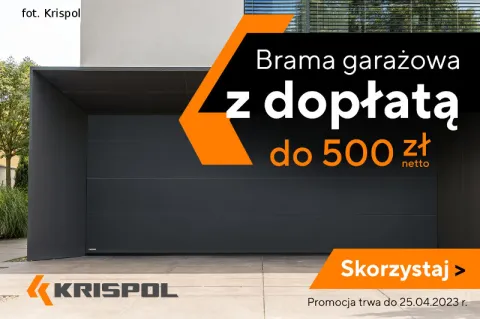 Bramy garażowe Krispol w atrakcyjnej odsłonie