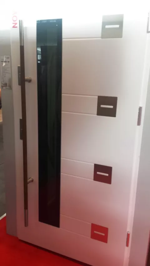 drzwi stalowe KMT perfekt 1 białe